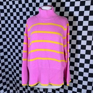 Free Assembly striped turtleneck